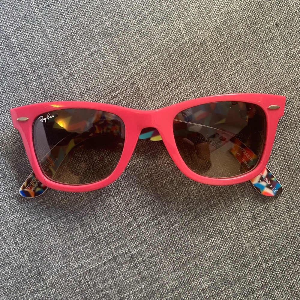Rayban pink wayfarers - Matt w Moore special series